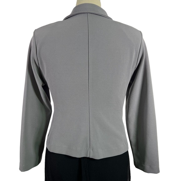 David Paul New York Womens Blazer Jacket Grey Green, Sz M - Picture 2 of 9